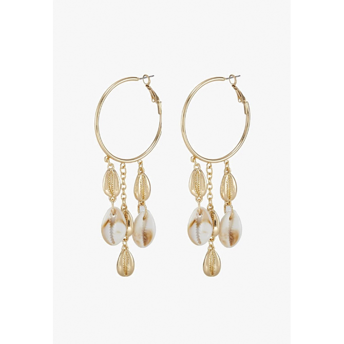 bijoux coquillages boucles d'oreilles pendantes Skinnydip