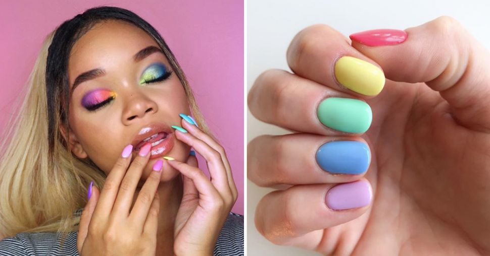 Rainbow nails : la manucure multicolore à adopter cet été