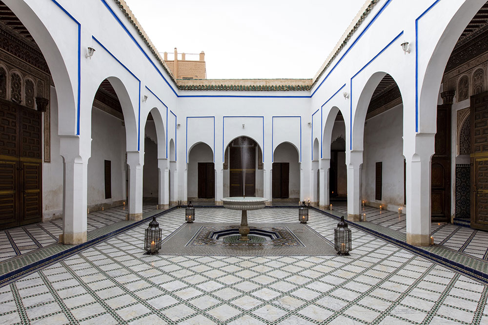 palais bahia cour intérieure