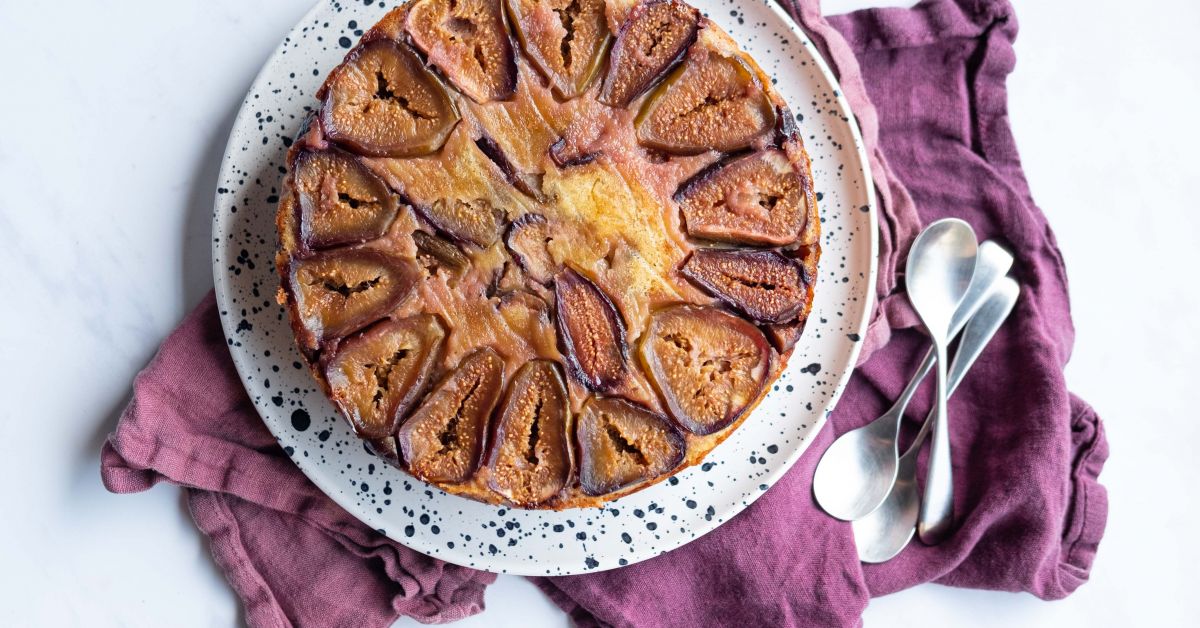 Gâteau moelleux aux figues fraiches