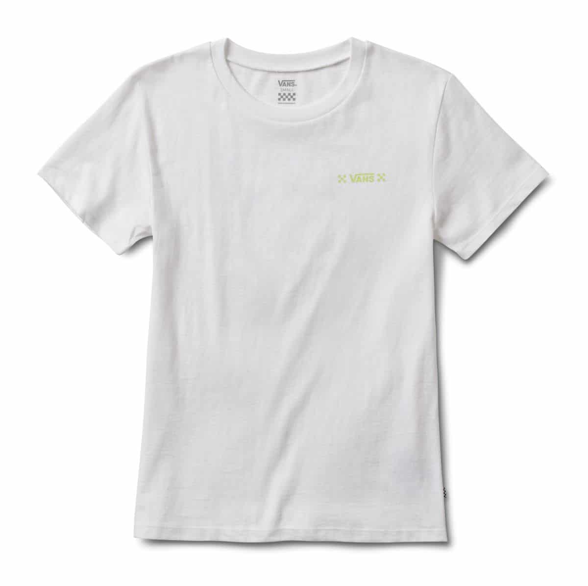 t-shirt blanc lady vans