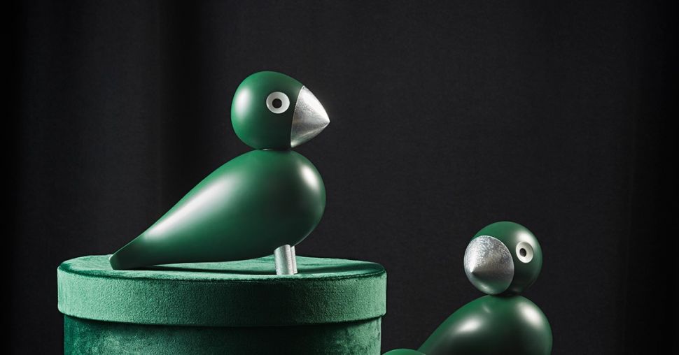 Objet du désir : l’oiseau de Kay Bojesen désormais en bois et argent