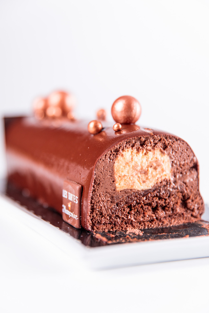 Bûche de Noël chocolat noir