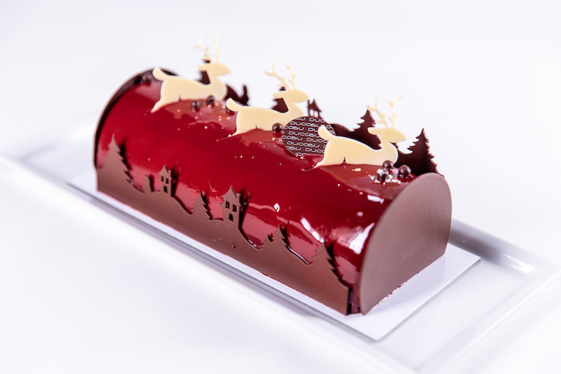 Bûche Forêt Rouge