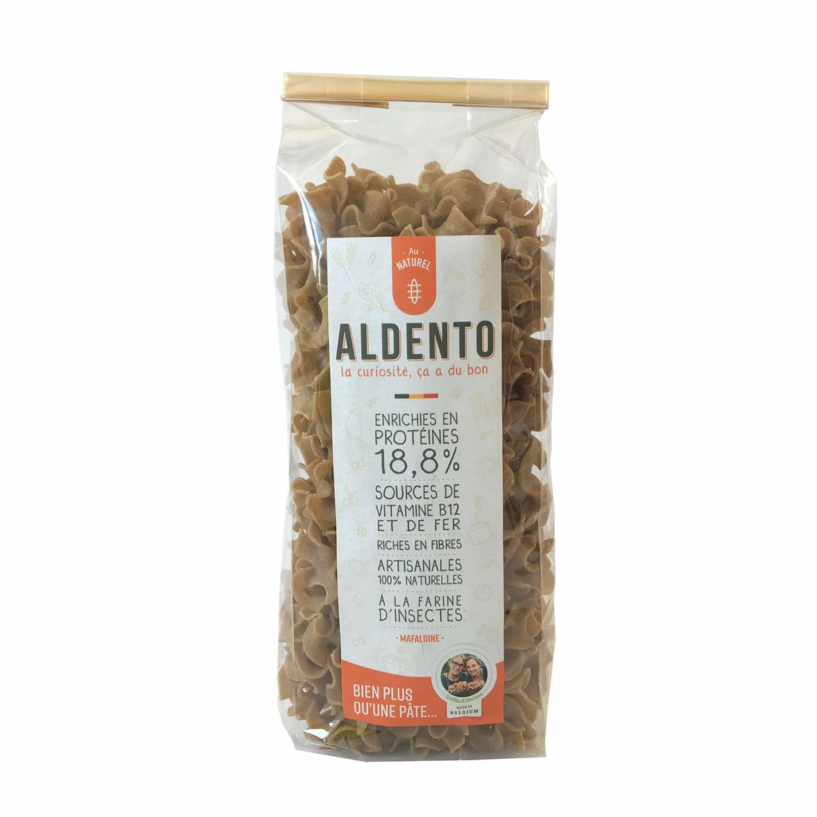 Aldento, des pâtes artisanales enrichies à la farine d'insectes