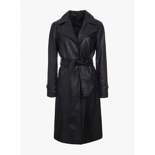 tendance trench cuir