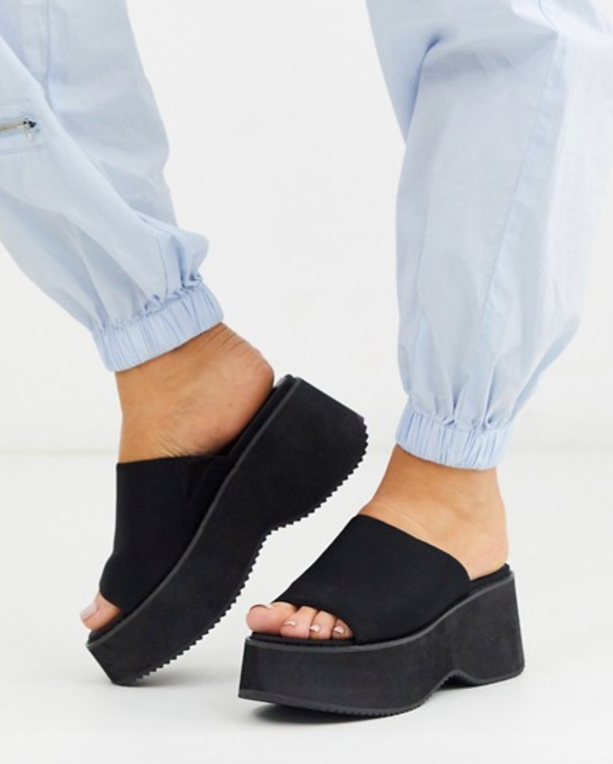 mules compensées Asos