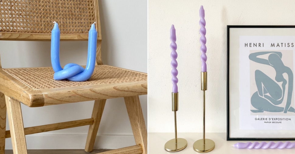 Twisted Candles : comment réaliser soi-même l’objet déco tendance du moment ?