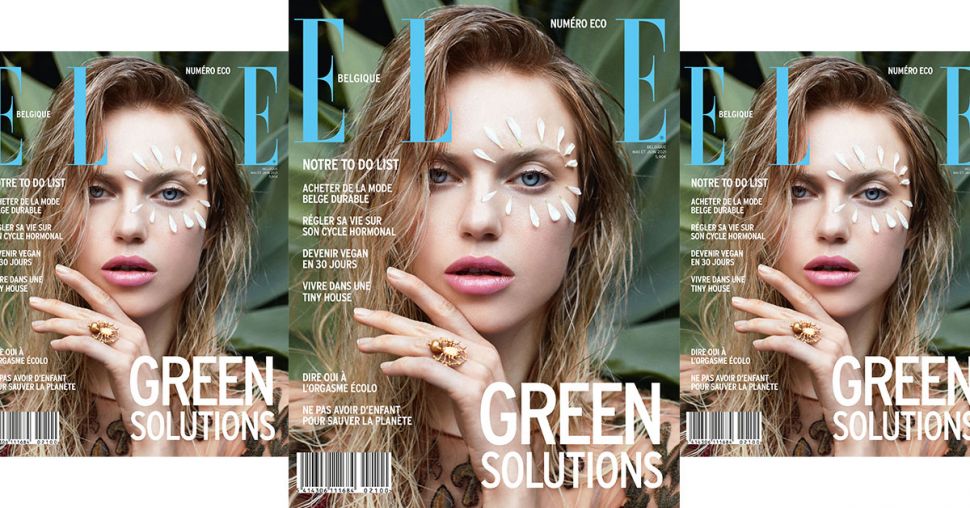 ELLE Belgique de mai-juin : green solutions