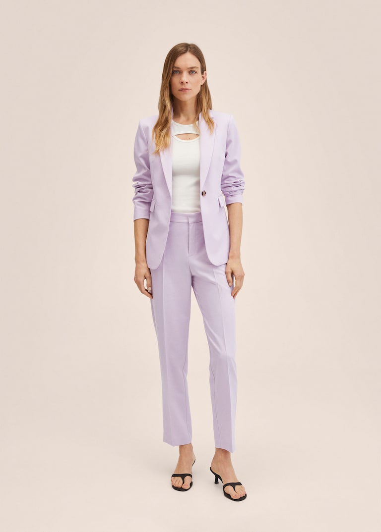 Tailleur lilas