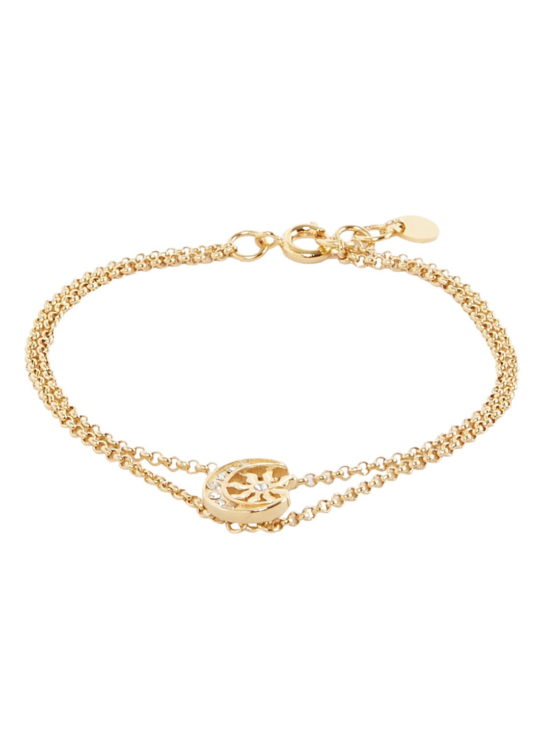 Bracelet Moon Charm plaqué or Maje 85€