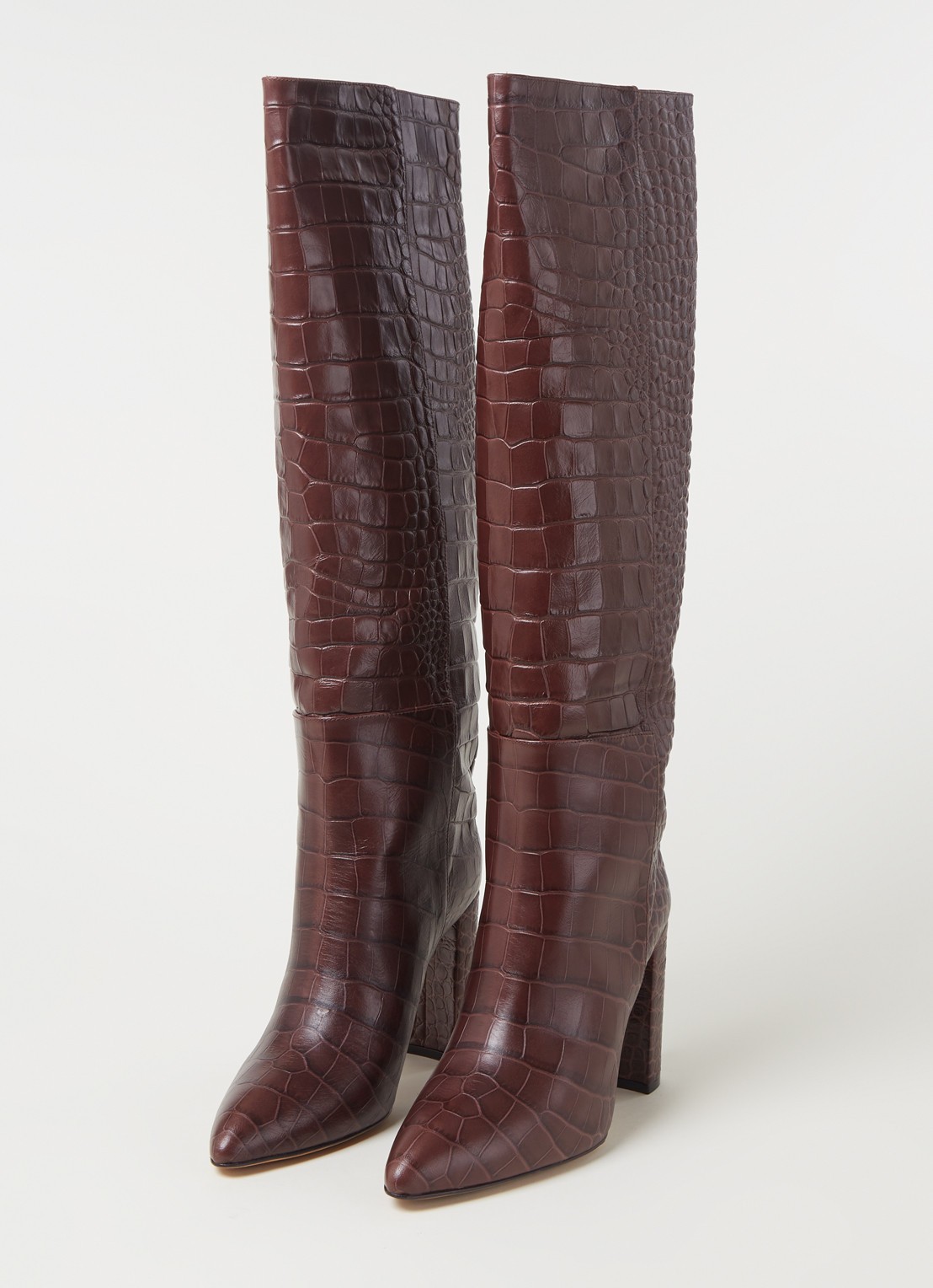 Bottes en cuir avec structure croco Toral 340€