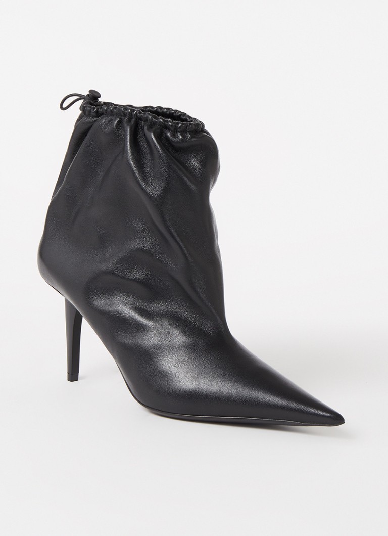 Balenciaga bottine scrunch cuir agneau