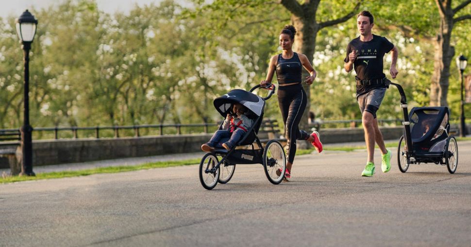 PUMA x CYBEX : Quand courir avec les kids devient possible