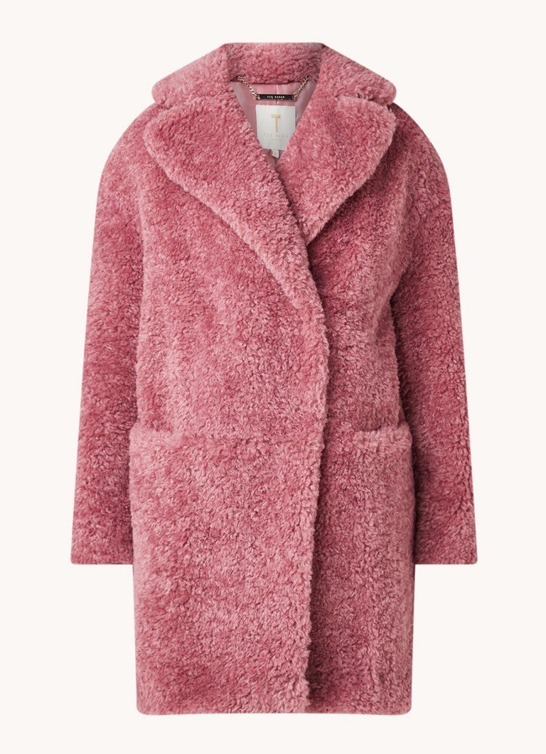 Ted Baker - Veste en fausse fourrure avec poches latérales pour l' hiver - 425 €