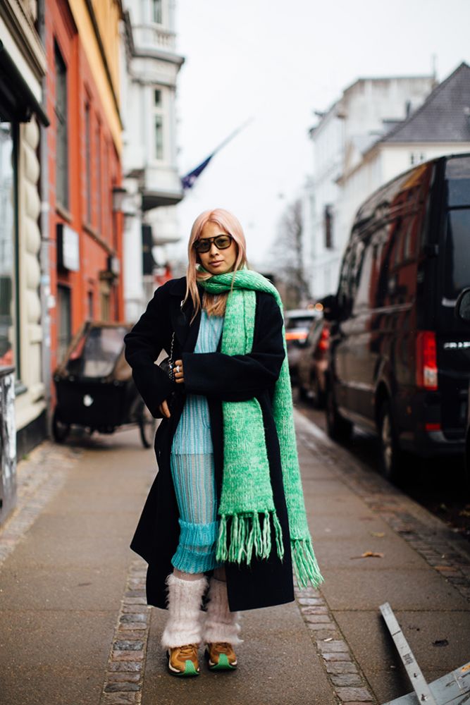 Le vert à la Fashion Week de Copenhague