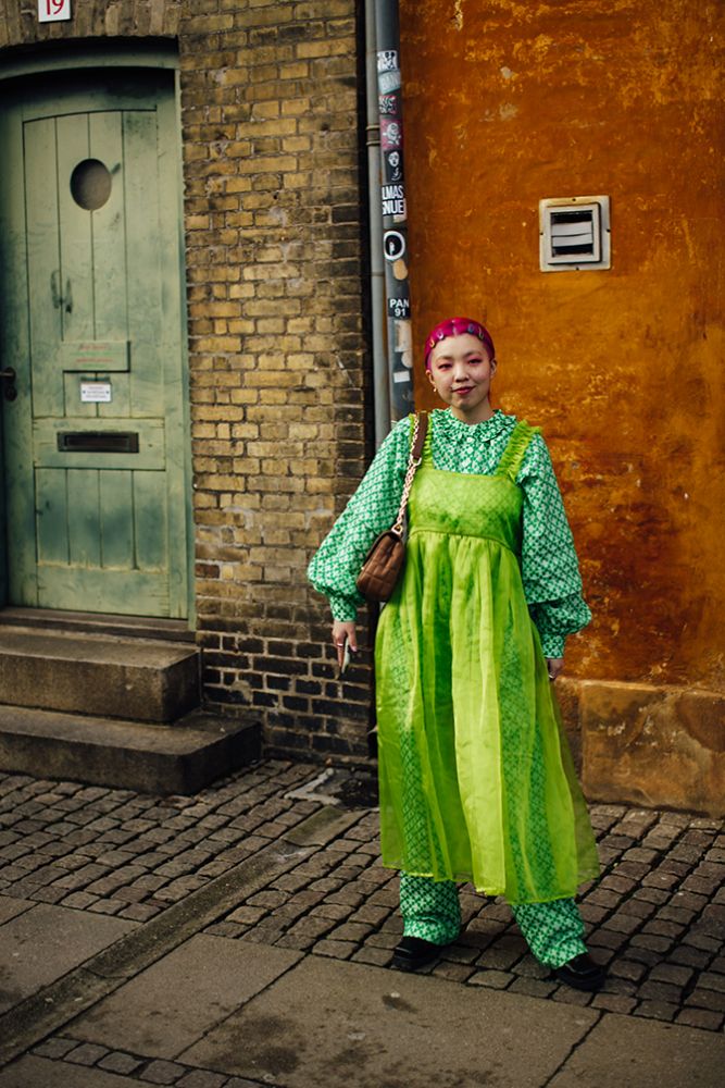 Le vert à la Fashion Week de Copenhague