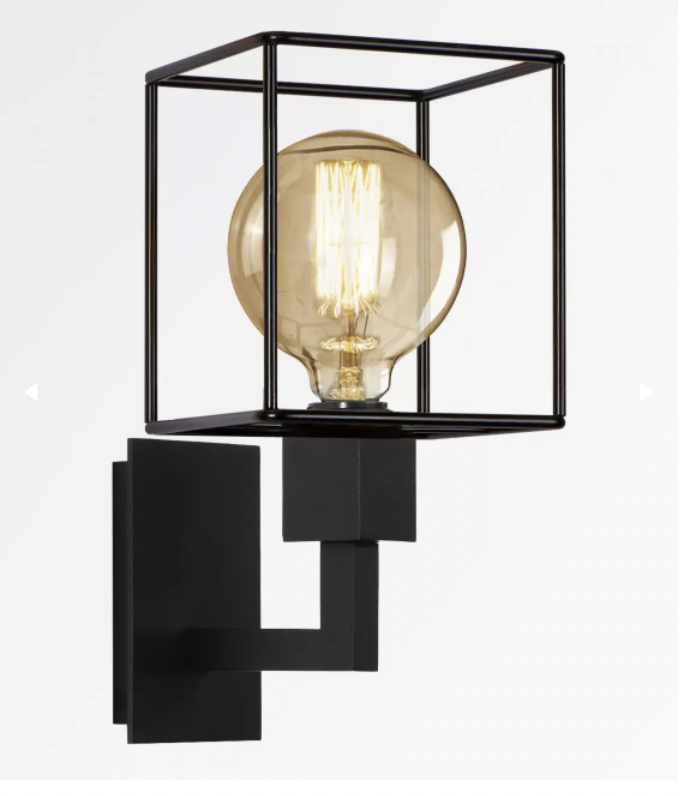 Lampe noir au mur Davidts Lighting