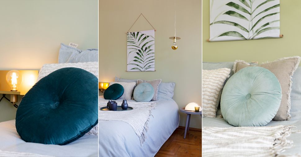 Shop the look : une chambre à coucher verte revitalisante