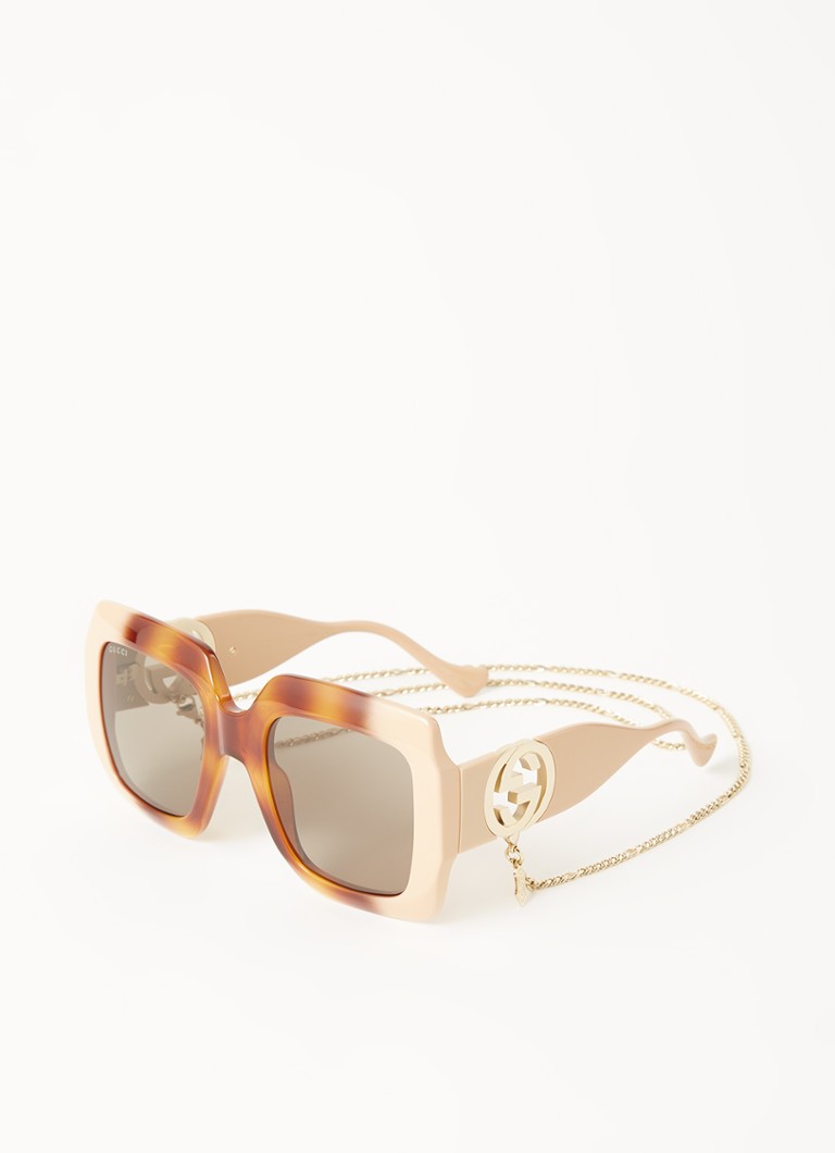 Gucci - Lunettes de soleil GC001629 avec cordon à lunettes - 294€ au lieu de 420€