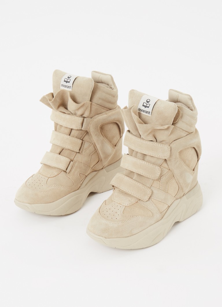 Isabel Marant - Sneaker compensée Balskee en daim - 346,50€ au lieu de 495€