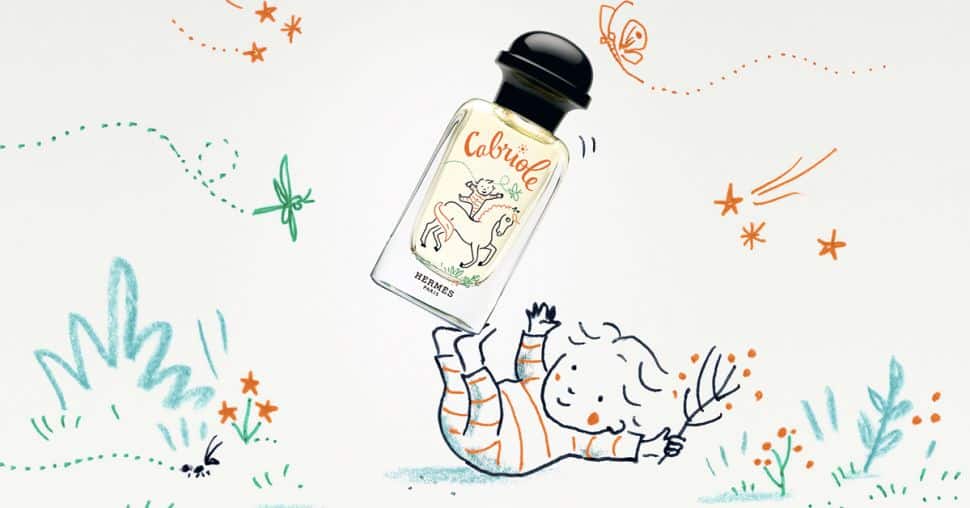 Cabriole : le premier parfum pour enfant de la marque Hermès