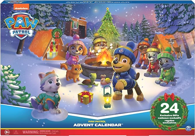 Calendrier de l'Avent 2024 en forme de poupée de Noël avec 24 cadeaux de  Noël - Chien bleu - Calendrier de l'Avent avec jouets surprise à  collectionner (calendrier de l'Avent 1) 