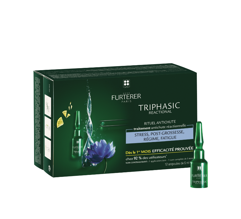 Traitement Triphasic Reactional Antichute Occasionnelle 12x 5 ml René Furterer