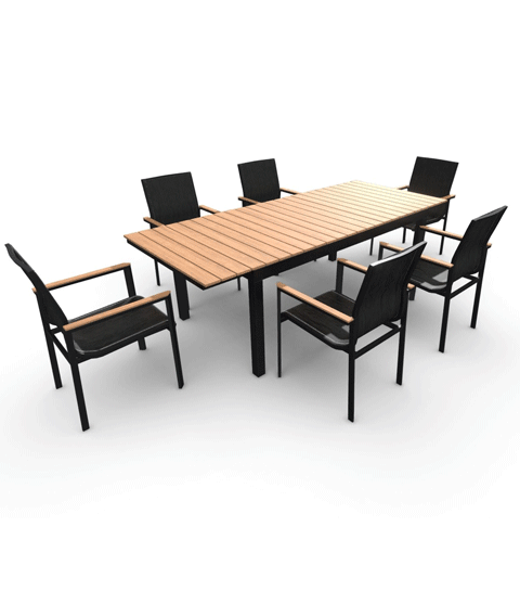 table et chaises de jardin
