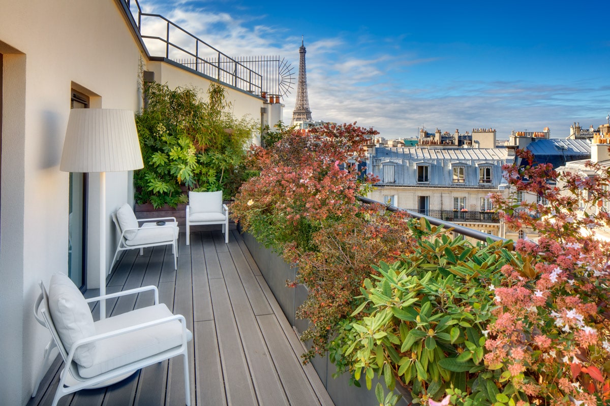 Suite Dôme, vue sur la Tour Eiffel