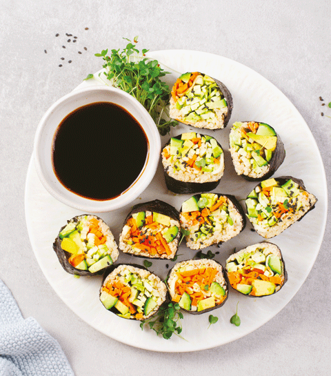 sushis végératiens tendances food Instagram