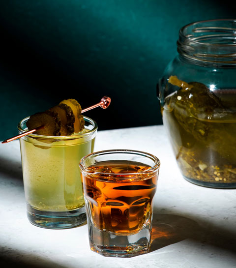 recettes cocktails pickle back