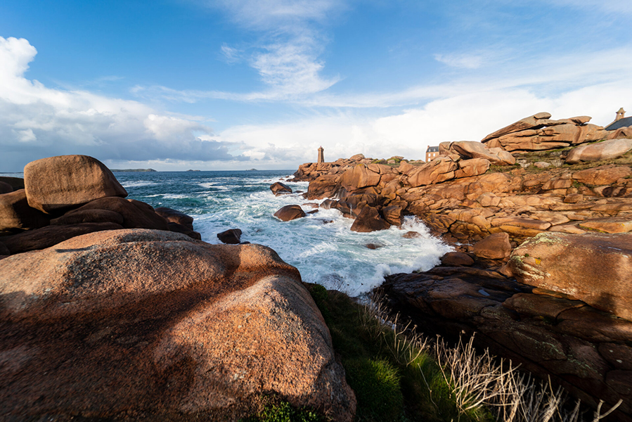 Photo de la côté de Granit rose.