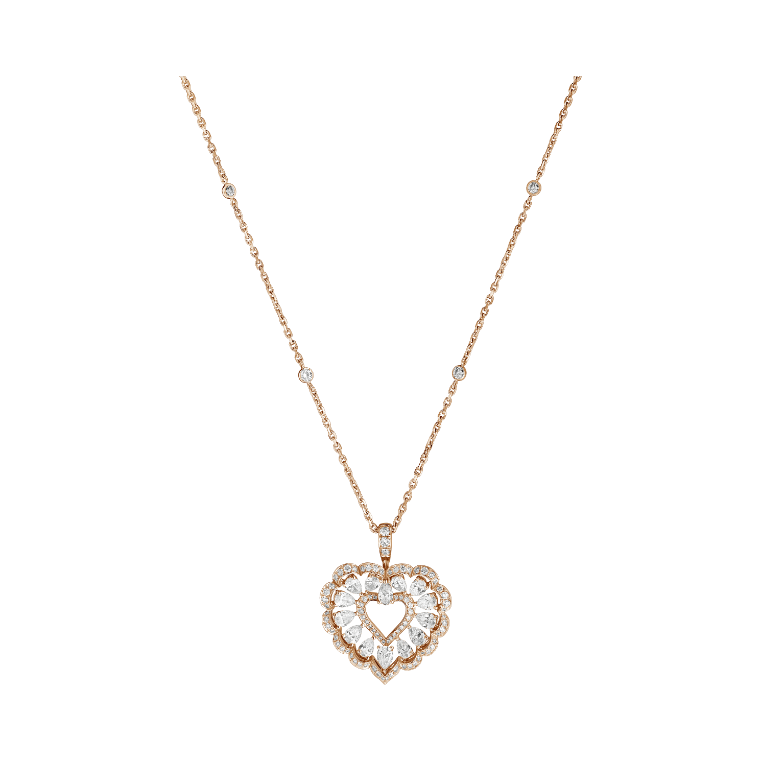 Collier Precious Lace Cœur