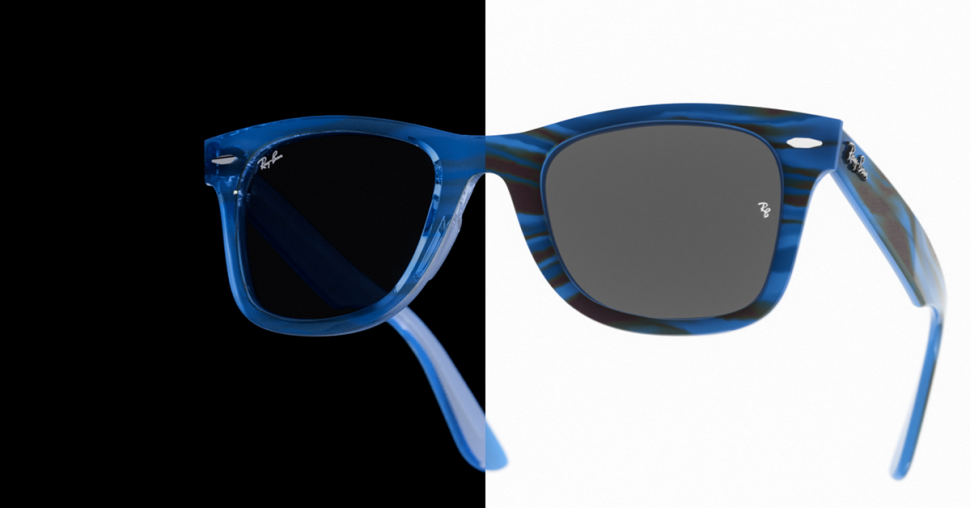 Ray-Ban lance des montures qui changent de couleur selon la lumière