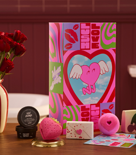 Lush célèbre l’amour en dévoilant sa collection Saint Valentin