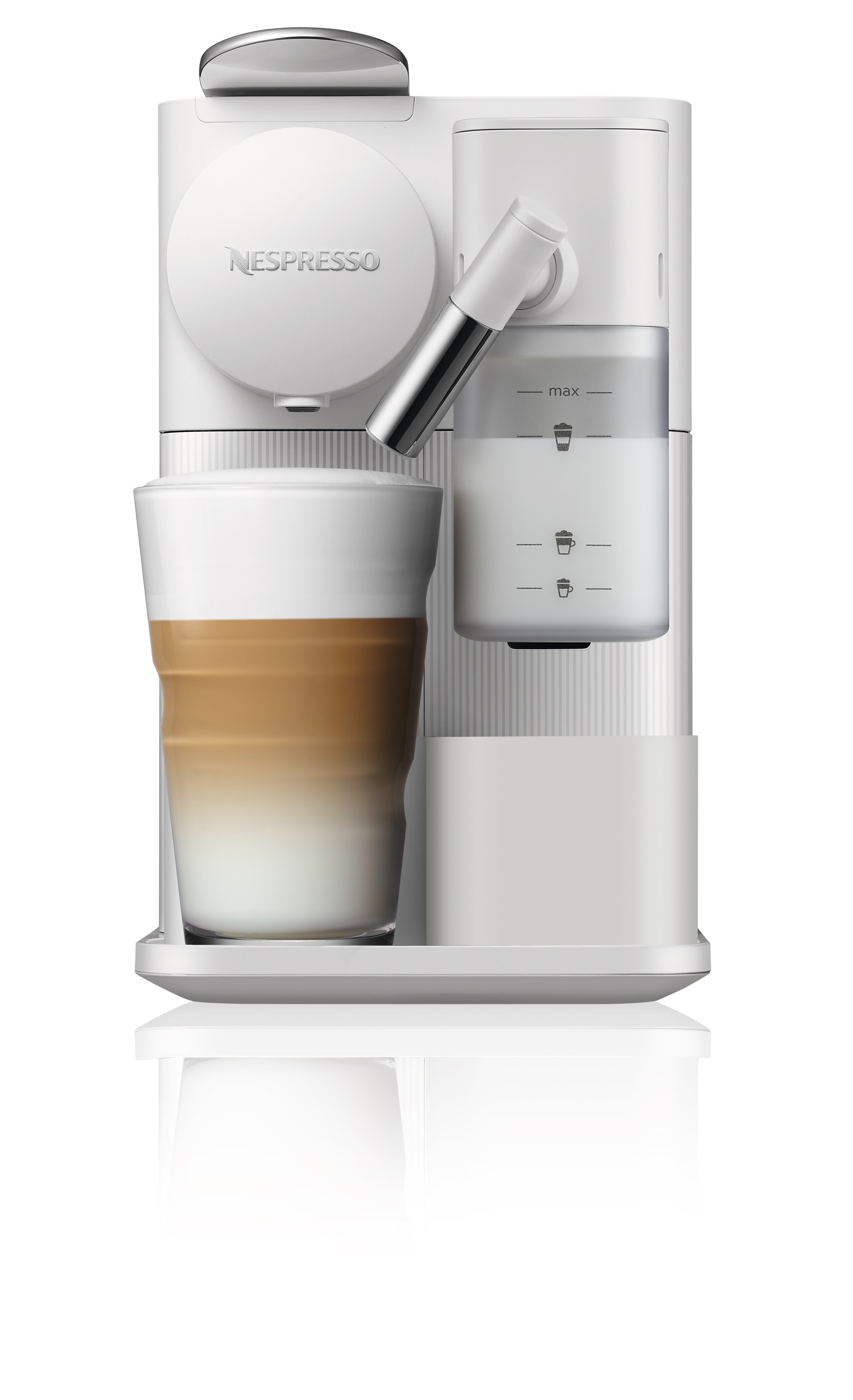 Lattissima_One_OL_White_Delonghi_Front_Latte_Macchiato_2020