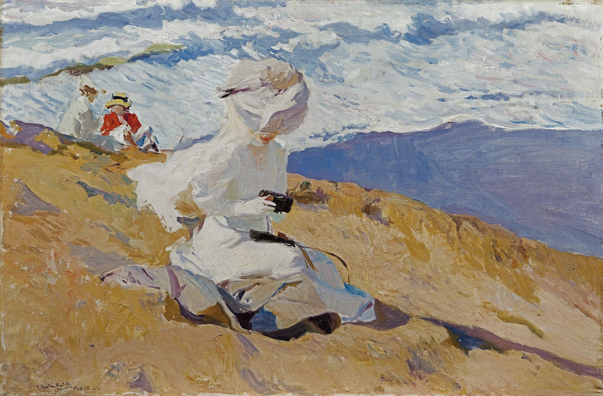 Joaquín Sorolla y Bastida - Istantanea, Biarritz 1906, oil on canvas 62 X 93,5 CM - ©Madrid, Sorolla Museum (N° INV. MS 776)