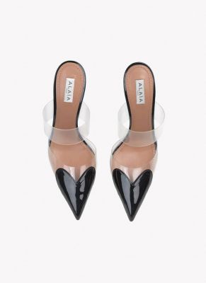 Azzedine Alaïa PVC en lakleer hartschoenen