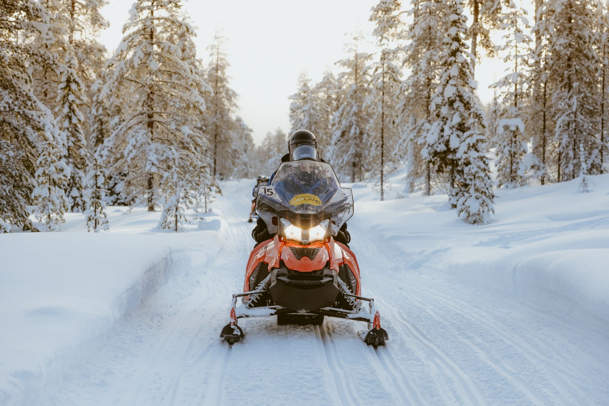 snowmobile Lapland