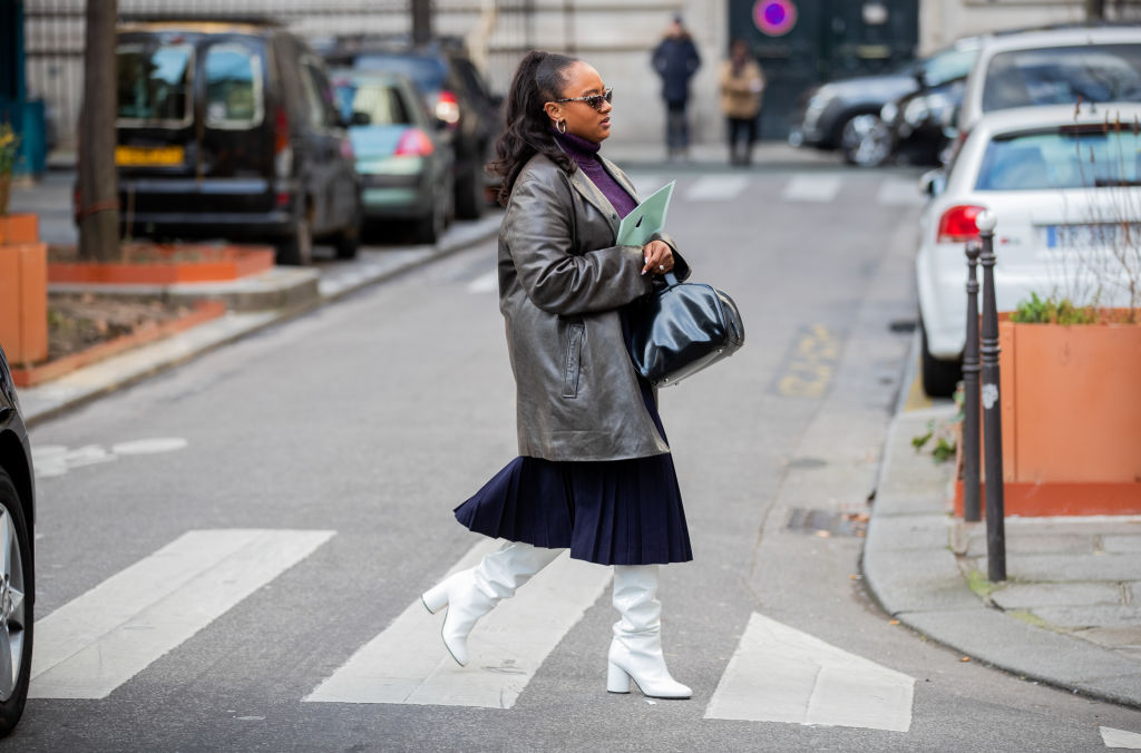 men fashion week streetstyle Parijs