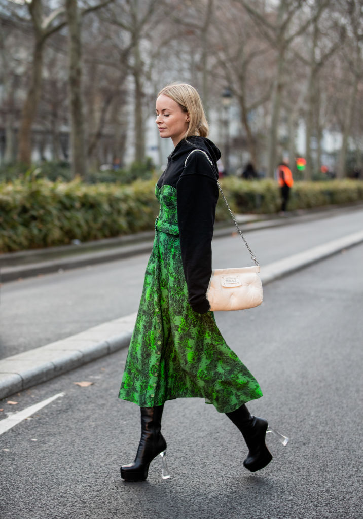 men fashion week streetstyle Parijs