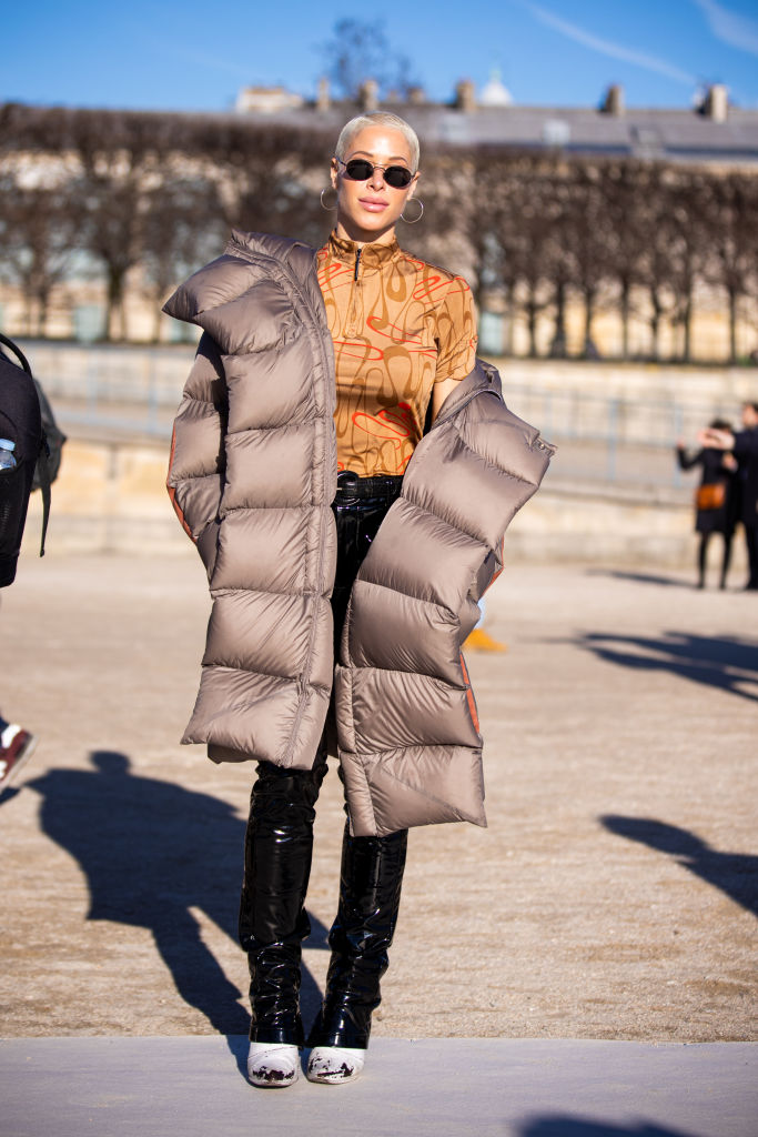 men fashion week streetstyle Parijs