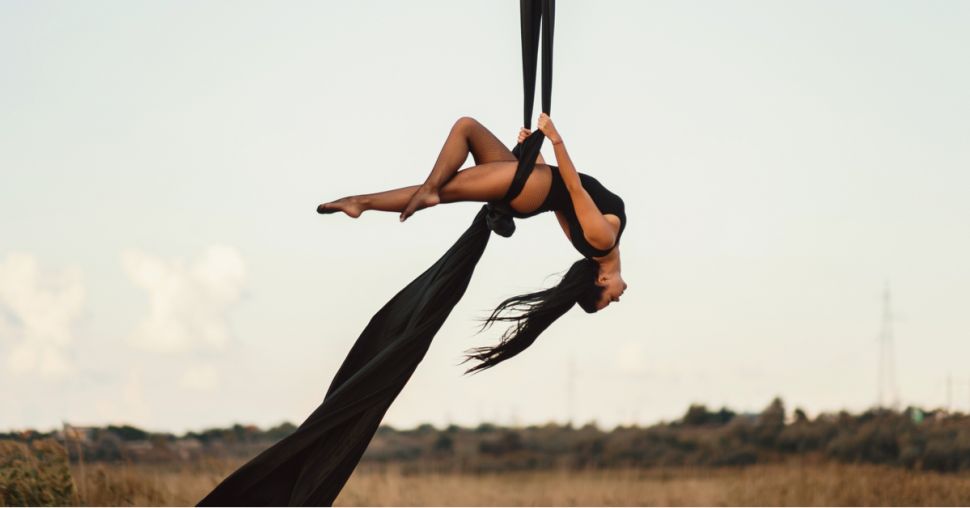 GETEST: een in- en ontspannende sessie Aerial Yoga