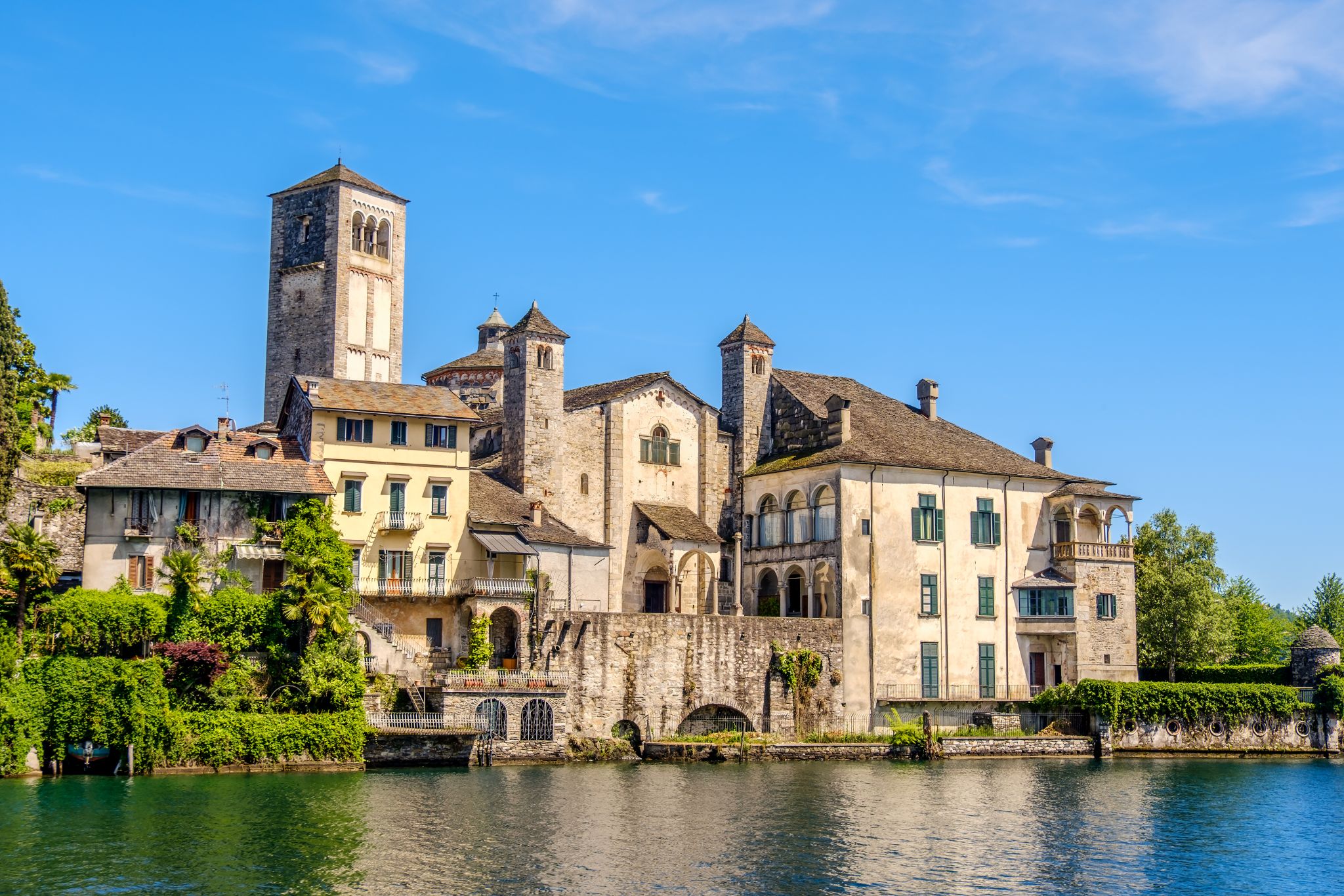 Isola San Giulio op Ortameer