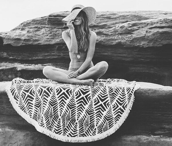 Beach trend: de ronde strandhanddoek