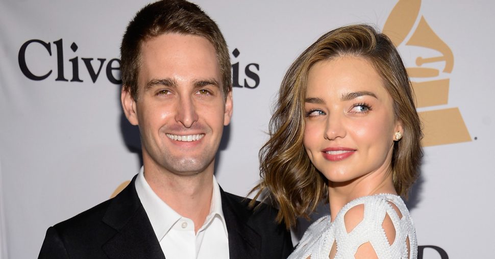 Miranda Kerr is verloofd met piepjonge Snapchat CEO