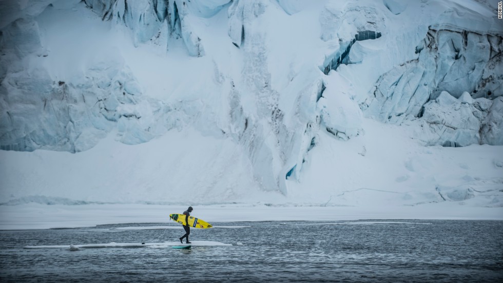 origineel surfen antarctica