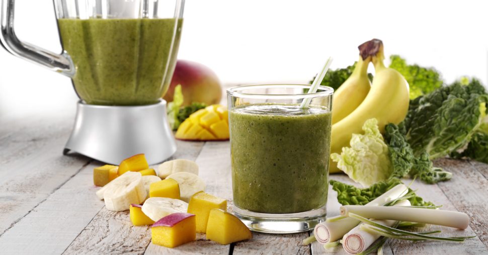 2 X groene smoothies voor luie meisjes