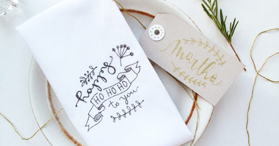 DIY: handlettering voor een originele feesttafel